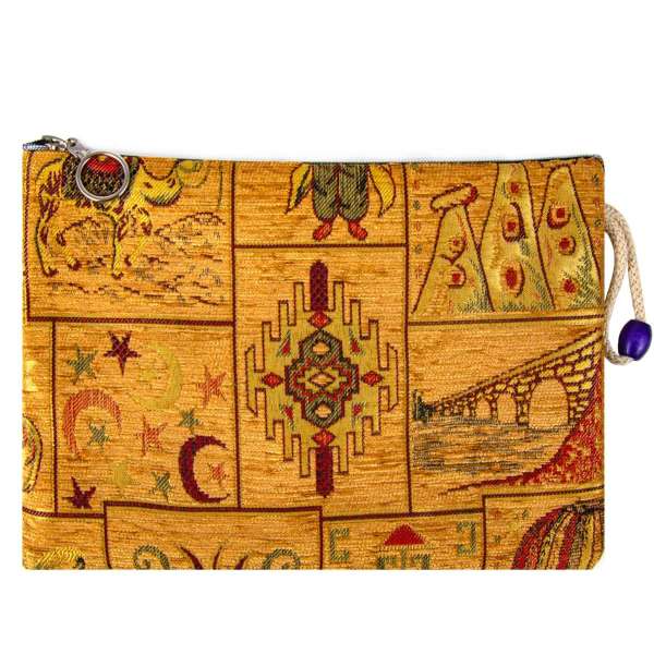 Kilim Patterned Tapestry Klaç Bag