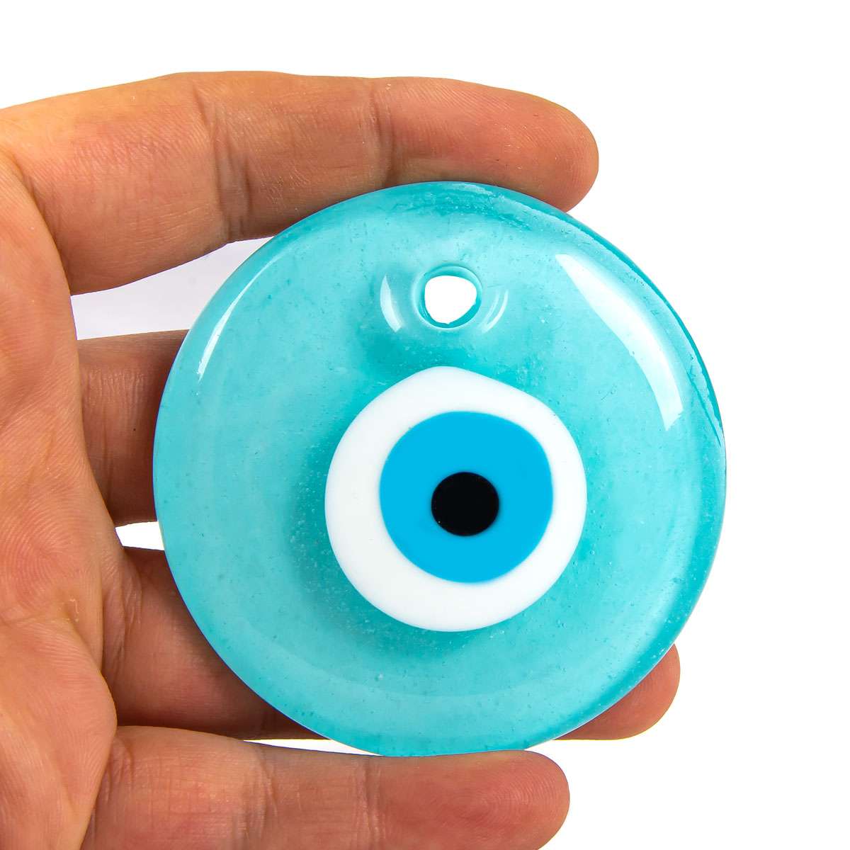 Evil Eye Bead No. 2 Aqua Green