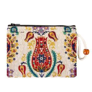 Tile Patterned Tapestry Wallet