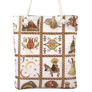 Kilim Patterned Saddle Bag