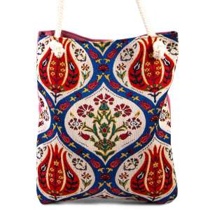 Authentic Patterned Saddle Bag