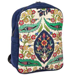 Authentic Tulip Patterned Tapestry Backpack