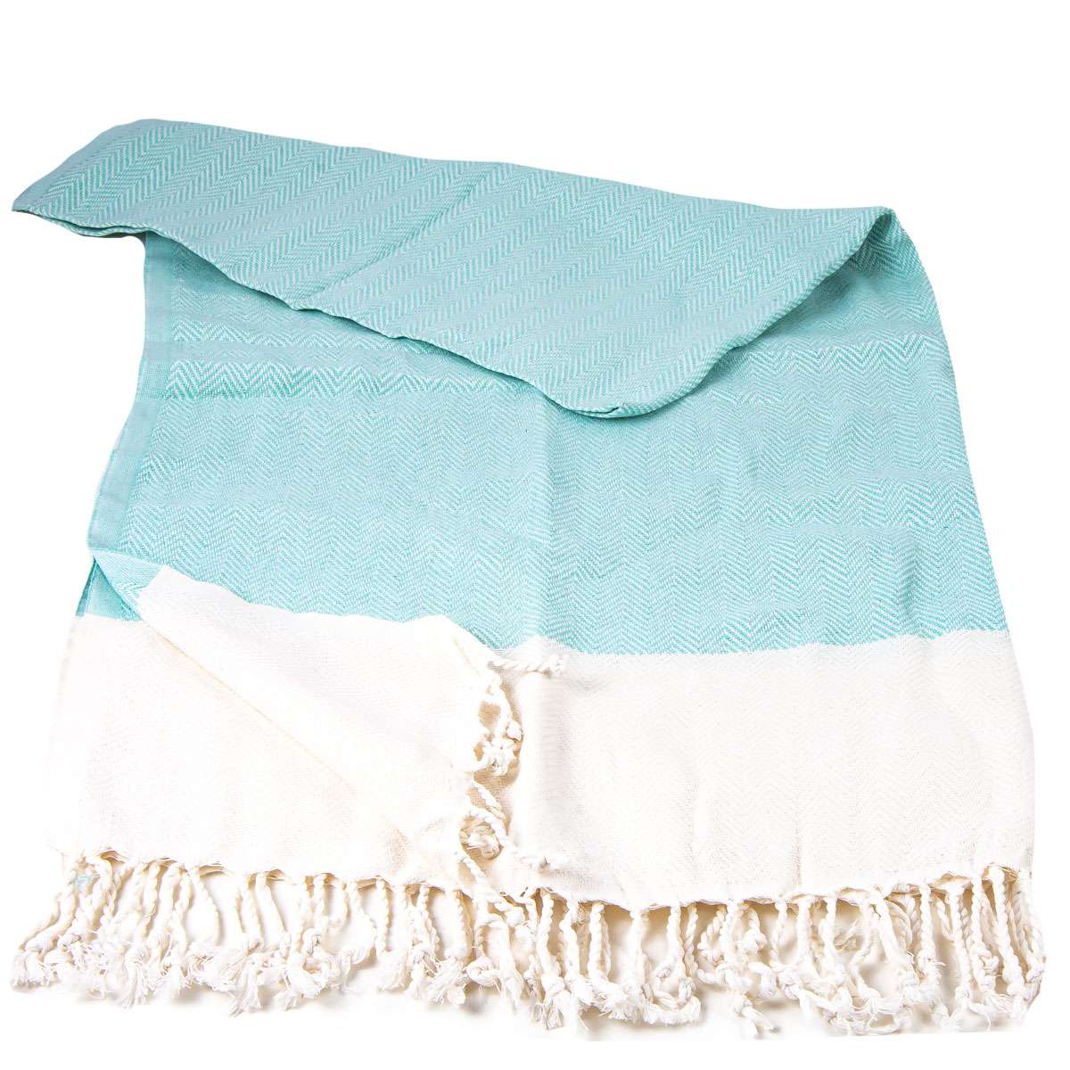 Herringbone Peshtemal Light Green