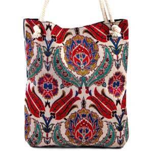 Authentic Patterned Saddle Bag