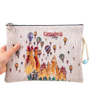 Authentic Tapestry Cappadocia Patterned Klaç Bag