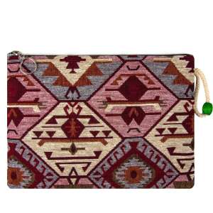Kilim Patterned Tapestry Klaç Bag