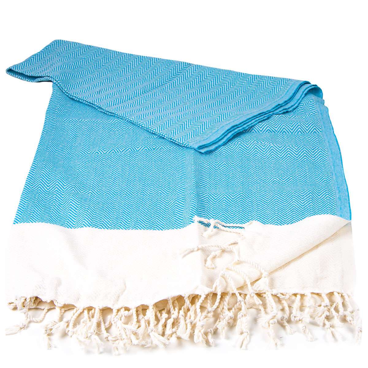 Herringbone Peshtemal Blue