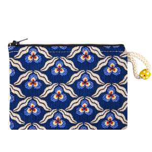 Triangle Patterned Tapestry Wallet
