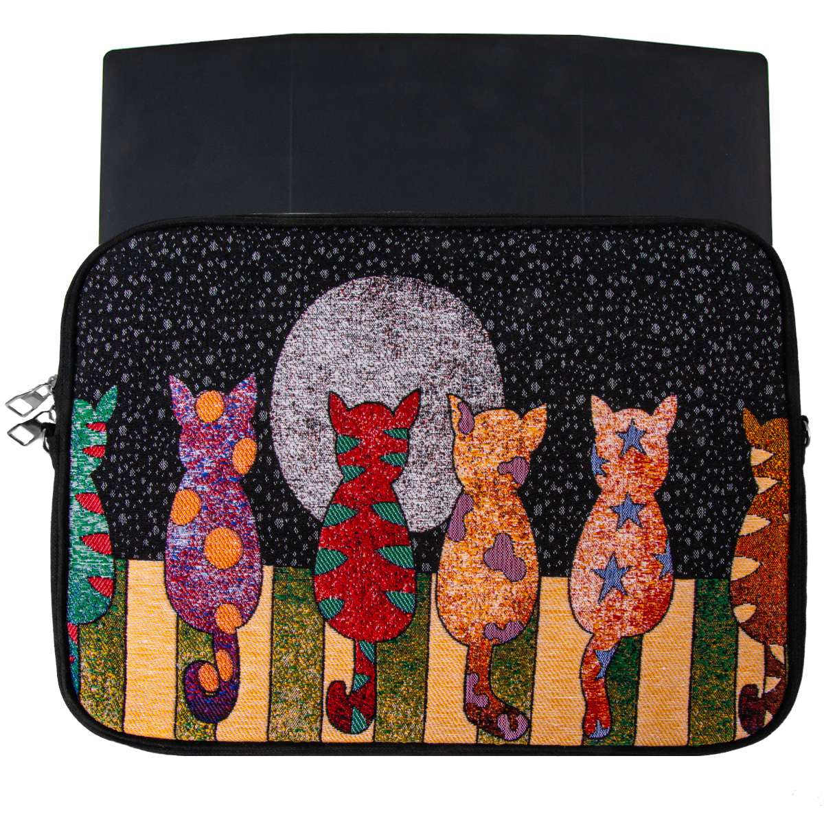 Authentic Tapestry Cat Patterned Laptop Bag