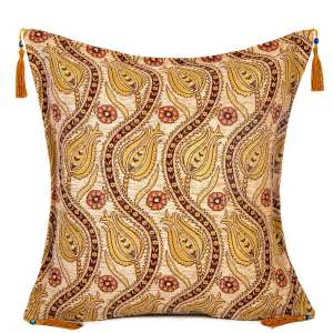 45x45 Cushion Curved Cream