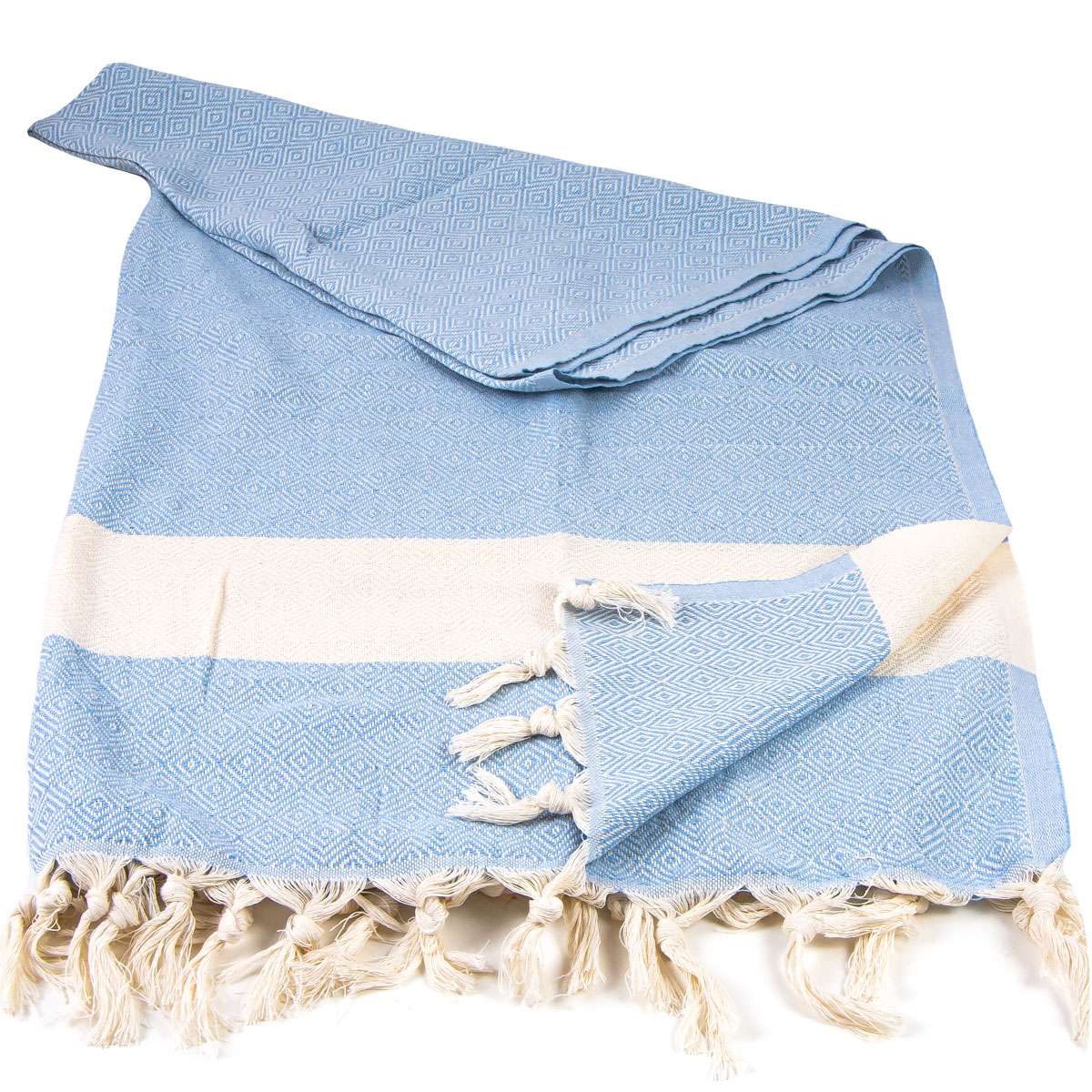 Diamond Peshtemal Light Blue