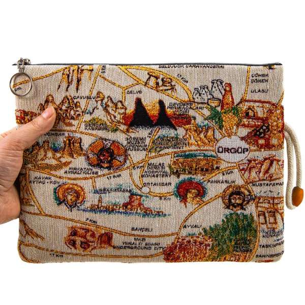 Authentic Tapestry Cappadocia Patterned Klaç Bag