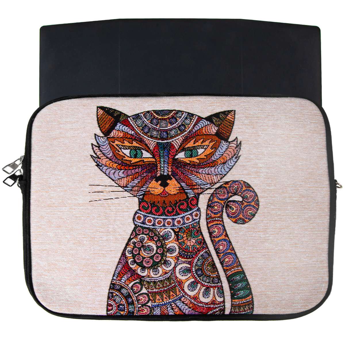 Authentic Tapestry Cat Patterned Laptop Bag