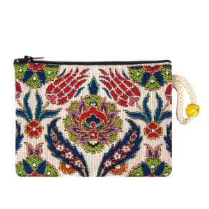 Tile Patterned Tapestry Wallet