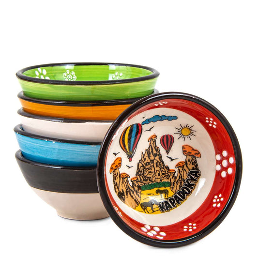 8 cm 6-piece Cappadocia Patterned Bowl