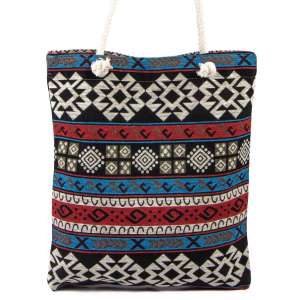 Kilim Patterned Saddle Bag