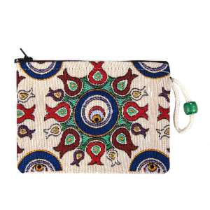 Tile Patterned Tapestry Wallet