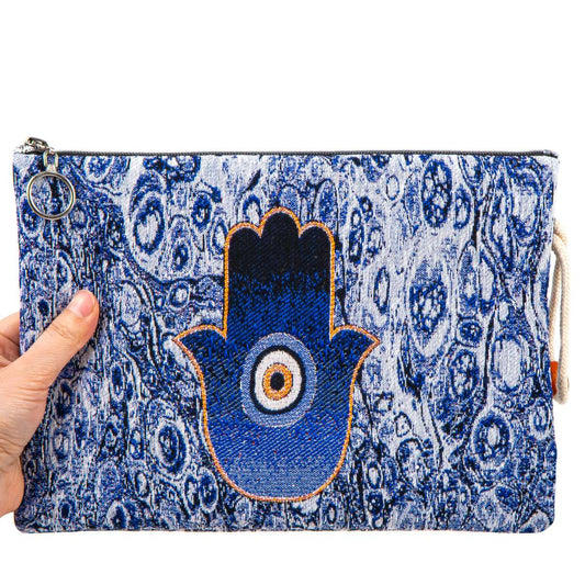 Authentic Tapestry Evil Eye Patterned Klaç Bag