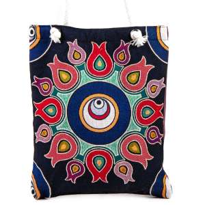 Gobelin Authentic Tulip Patterned Saddle Bag