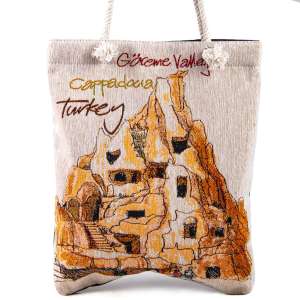Tapestry Authentic Cappadocia Patterned Saddle Bag