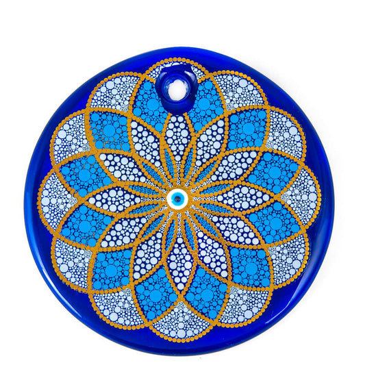 No 6 Tile Pattern Evil Eye Bead