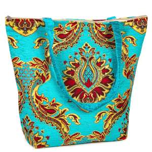 Authentic Handbag with Crown Pattern