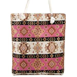 Kilim Patterned Saddle Bag