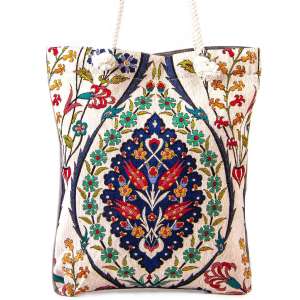 Authentic Tapestry Saddle Bag