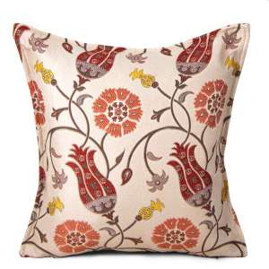 45x45 Flower Patterned Cushion