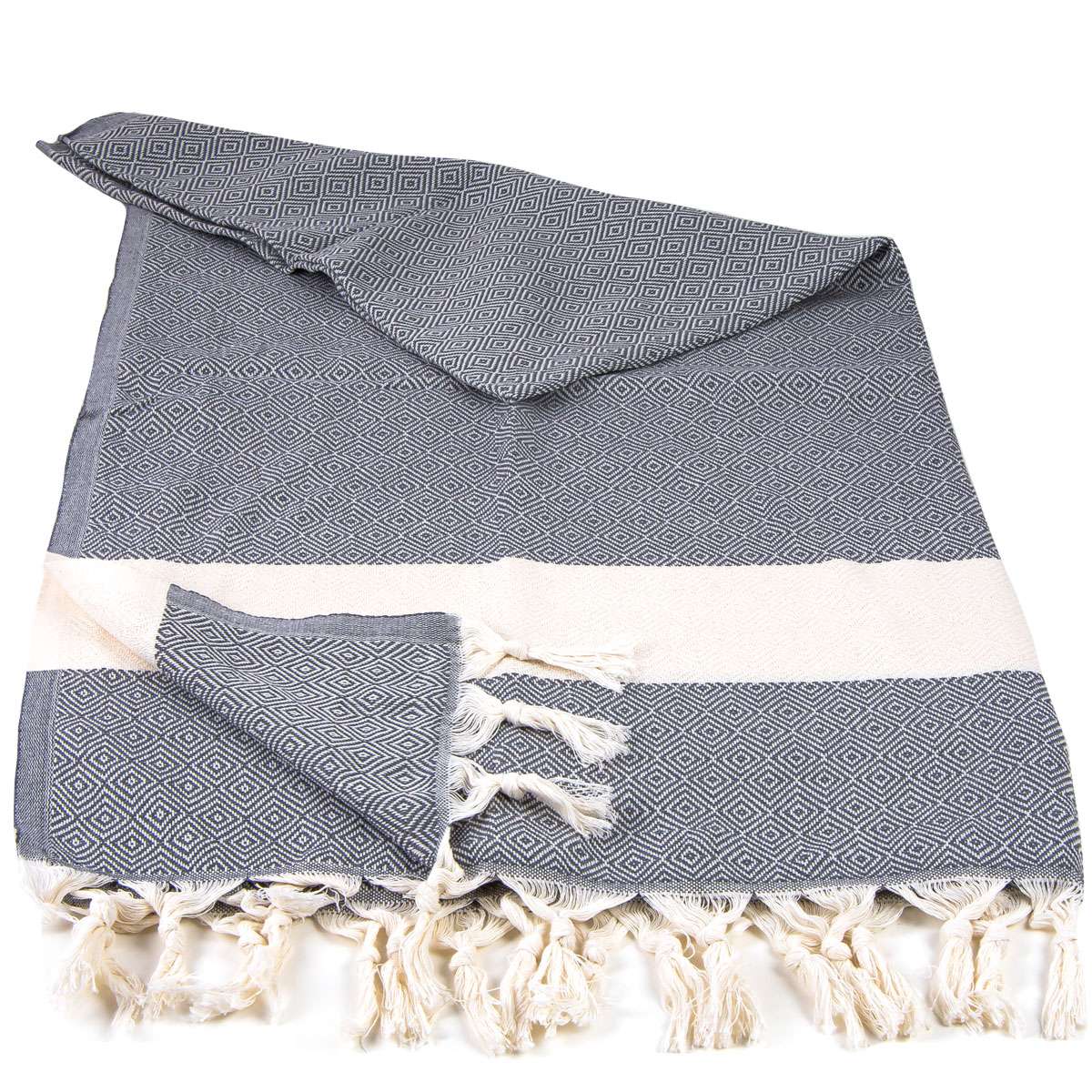 Diamond Peshtemal Gray