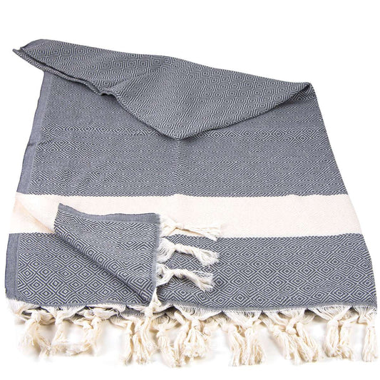 Diamond Peshtemal Gray