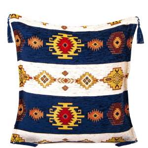 45x45 Cushion Navy Blue-Cream