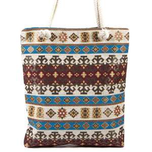 Kilim Patterned Saddle Bag