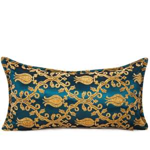 30x60 Cushion Velvet Mustard