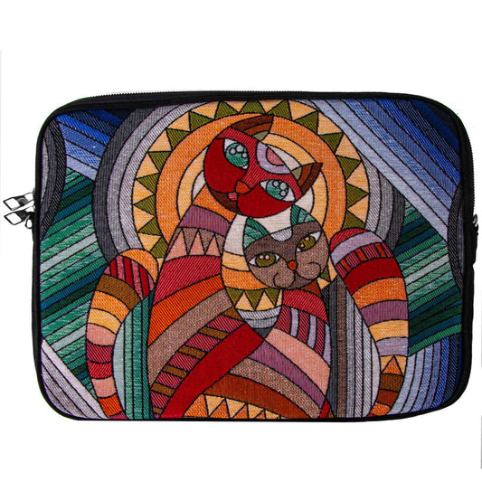 Authentic Tapestry Cat Patterned Laptop Bag