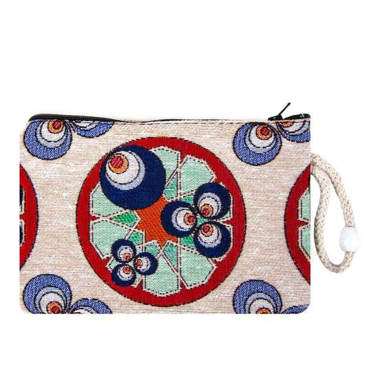 Authentic Tapestry Three-Eyed Patterned Wallet