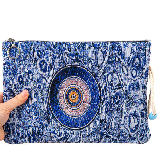 Authentic Tapestry Evil Eye Patterned Klaç Bag
