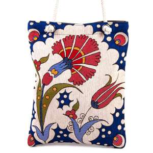 Gobelin Authentic Carnation Patterned Saddle Bag