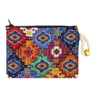 Tile Patterned Tapestry Wallet