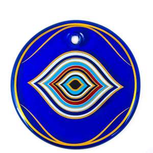 No 6 Evil Eye Bead Foil Printed