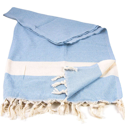 Diamond Peshtemal Light Blue